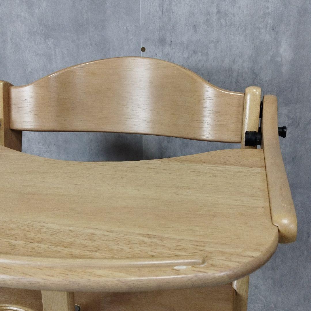 【美品】大和屋　すくすくチェアプラス　テーブル&ガード付き　ナチュラル