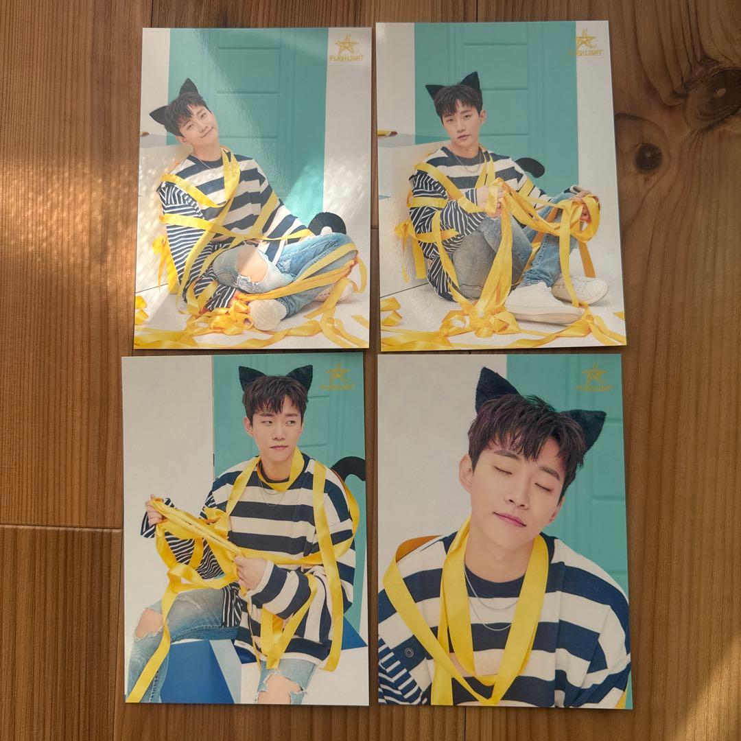 ジュノ 2PM FLASHLIGHT ランダムトレカ 4枚コンプe