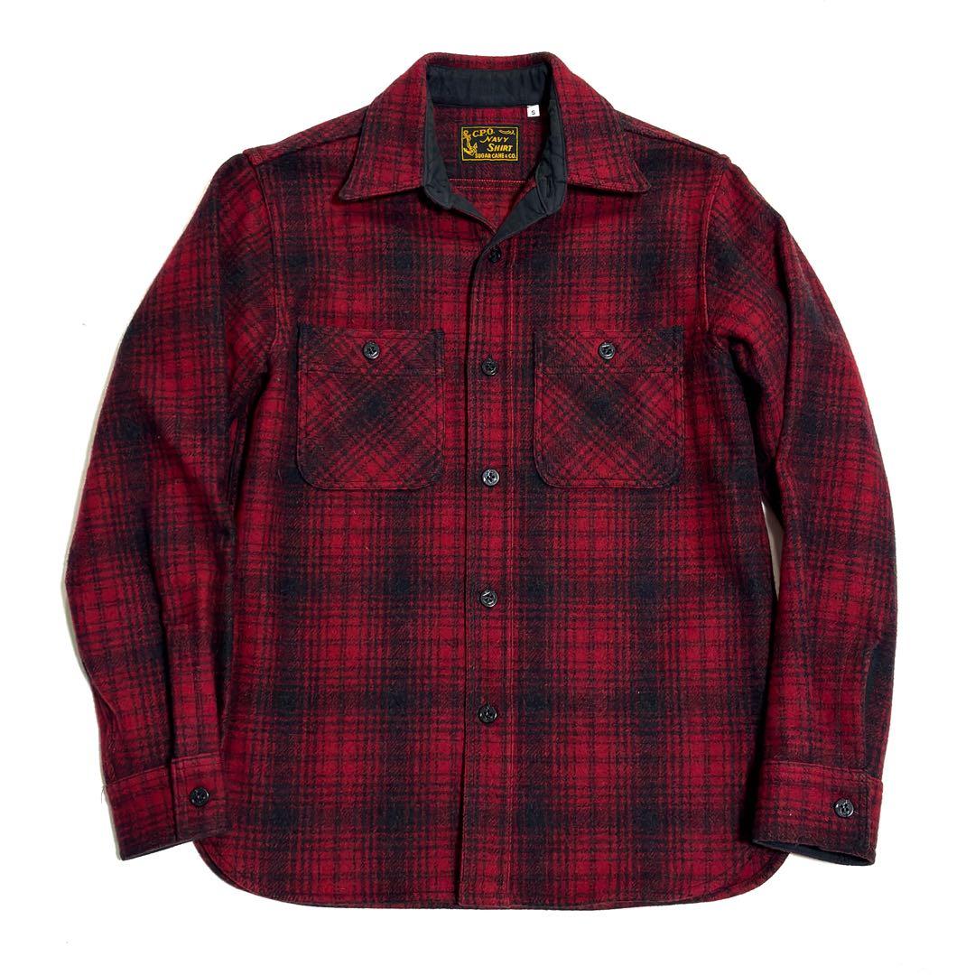 ☆SUGAR CANE☆ チェックシャツ/ヘビーネルシャツ/ウール/厚手/日本製