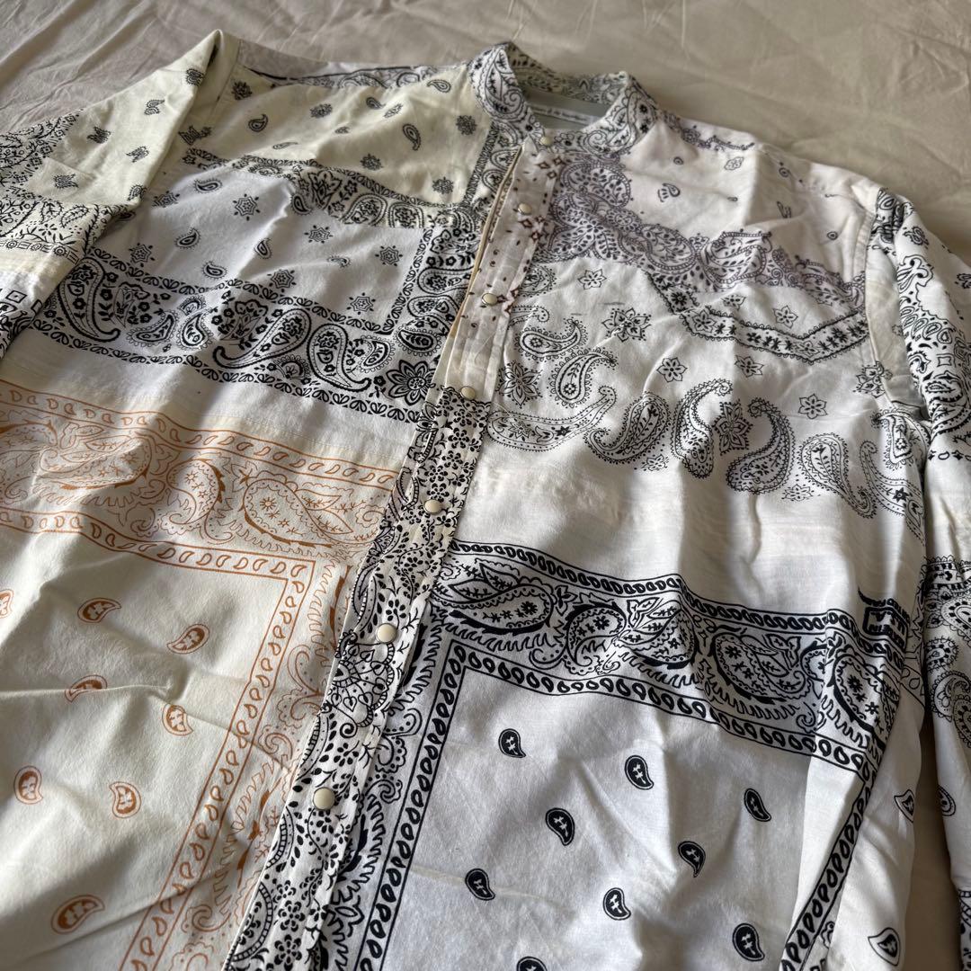 Children of the Discordance バンダナ シャツ 白