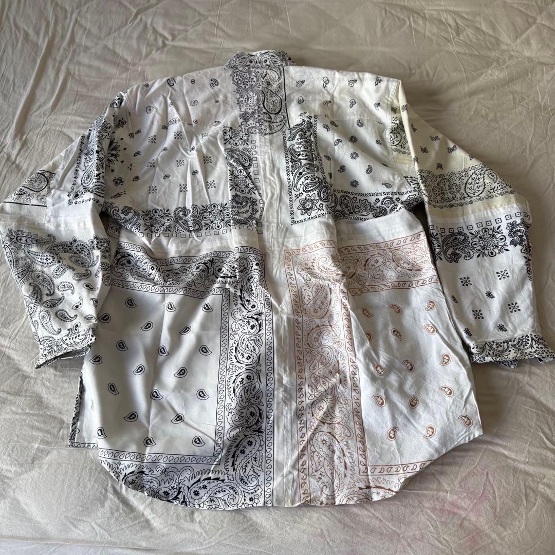 Children of the Discordance バンダナ シャツ 白