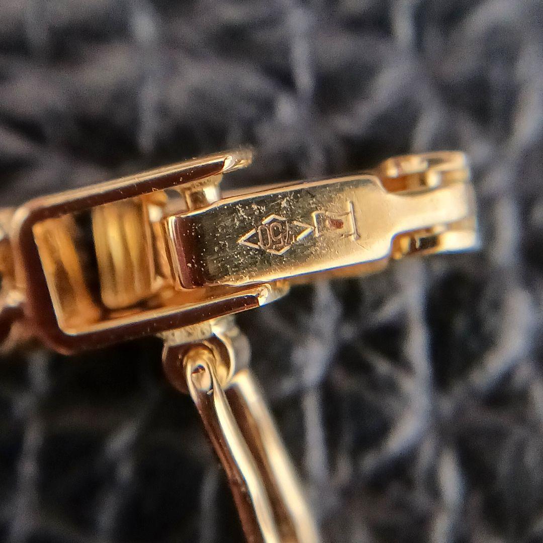 (C010709) K18 YG 喜平6面ダブル ネックレス ホールマーク