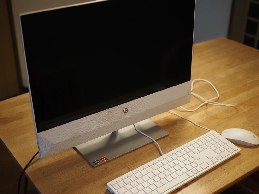 蒸しササミさん専用：HP一体型PC Ryzen7 HDMI入力※顔認証不可