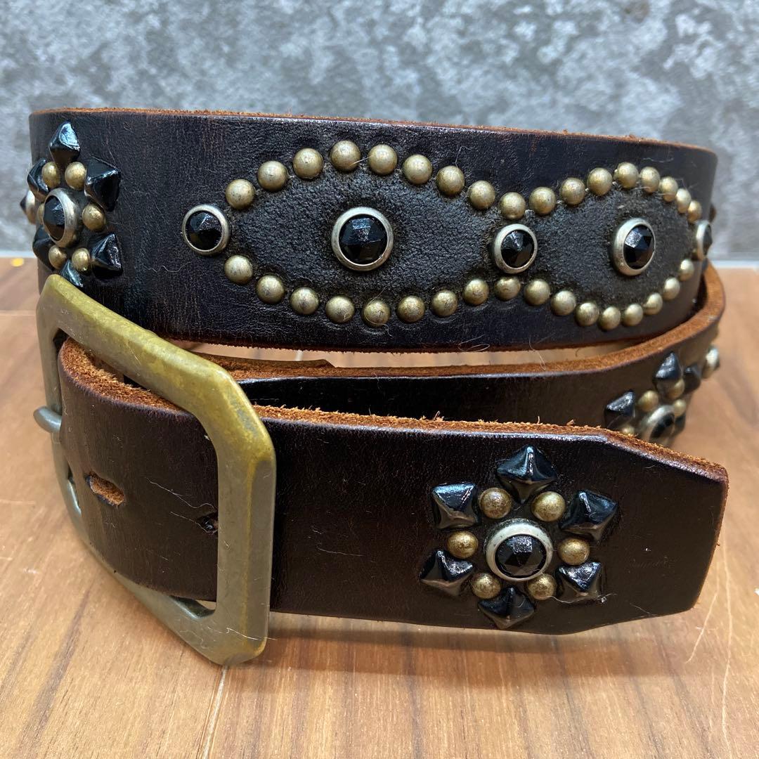 希少初期 HTC オーバーレイピーナッツ 黒スエード×ブラックストーン 34