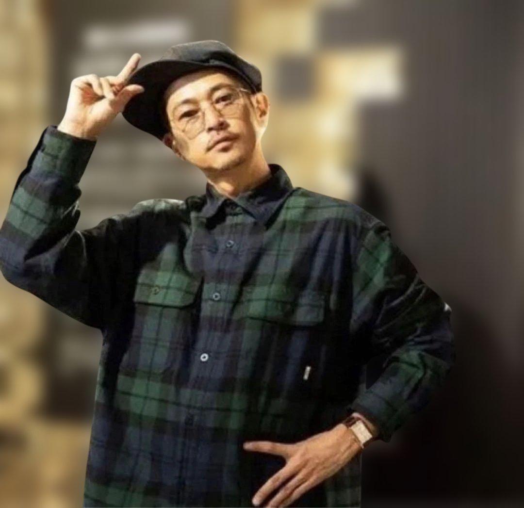 ひろ　wtaps DECK 柄長袖シャツ　サイズ01