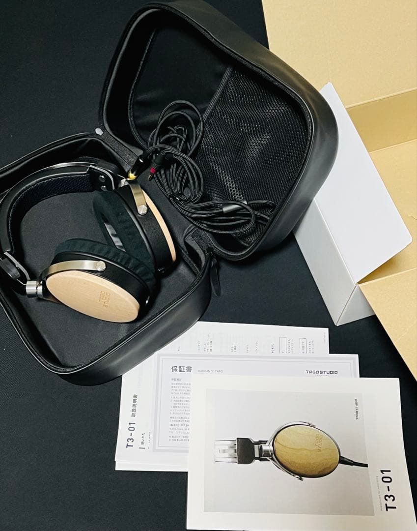 【美品/ほぼ未使用】Tago Studio ヘッドホン T3-01