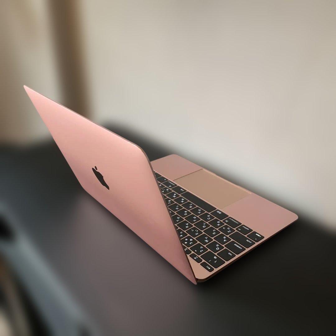 【超軽量】MacBook 2016 8G 256GB ローズゴールド12インチ