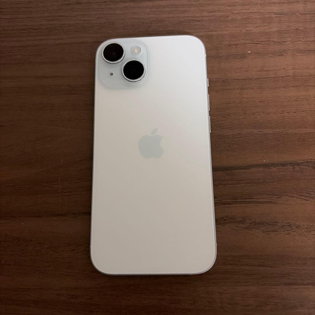 『美品』アイフォンApple iPhone 15 ブルー128GB