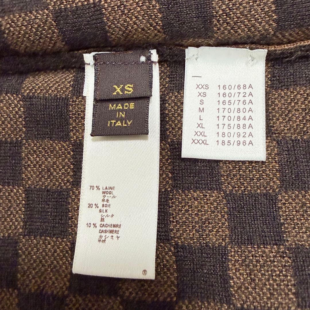 【未使用品】Louis Vuitton ドライバーズニット　セーター　ダミエ