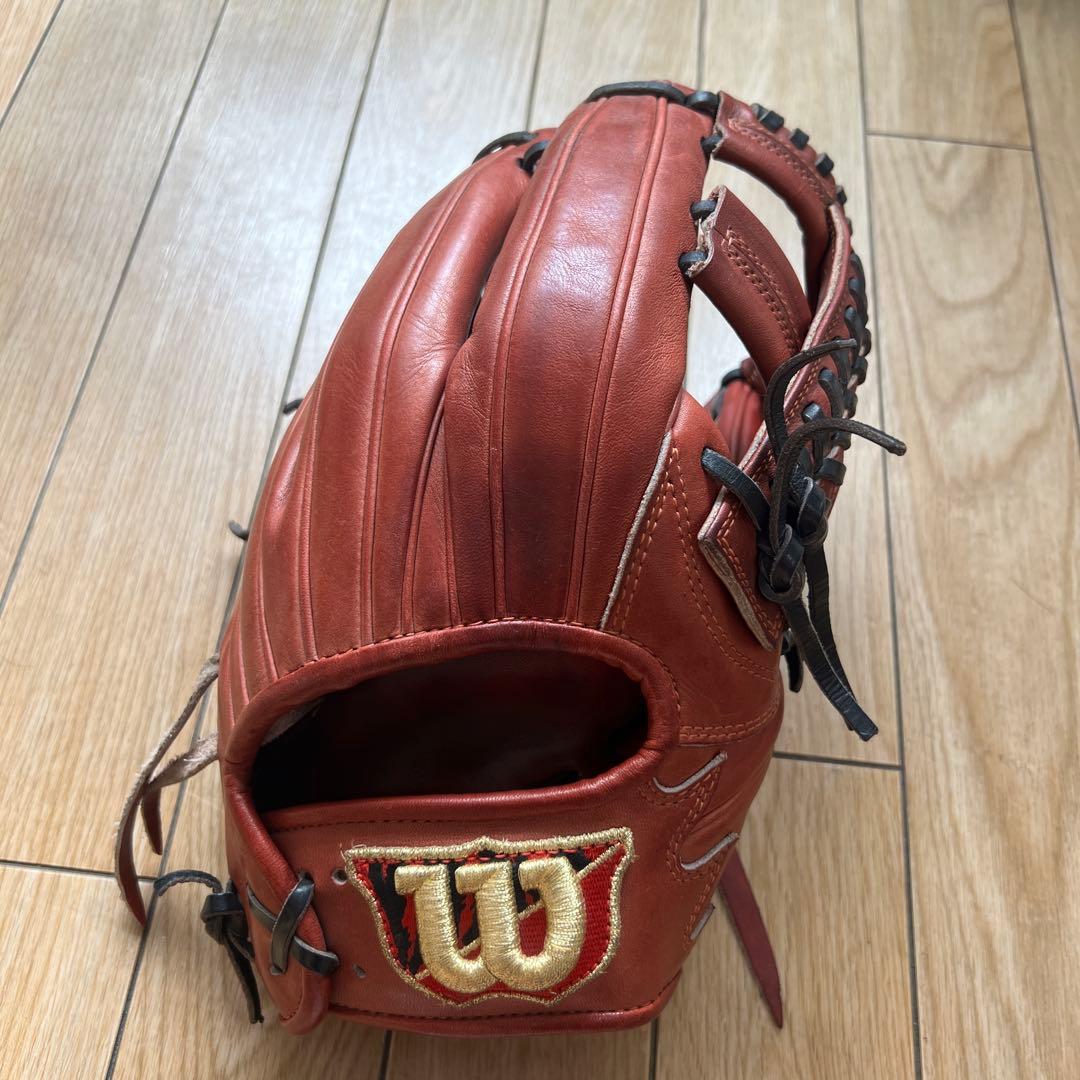 Wilson 硬式グローブ 日本製 赤