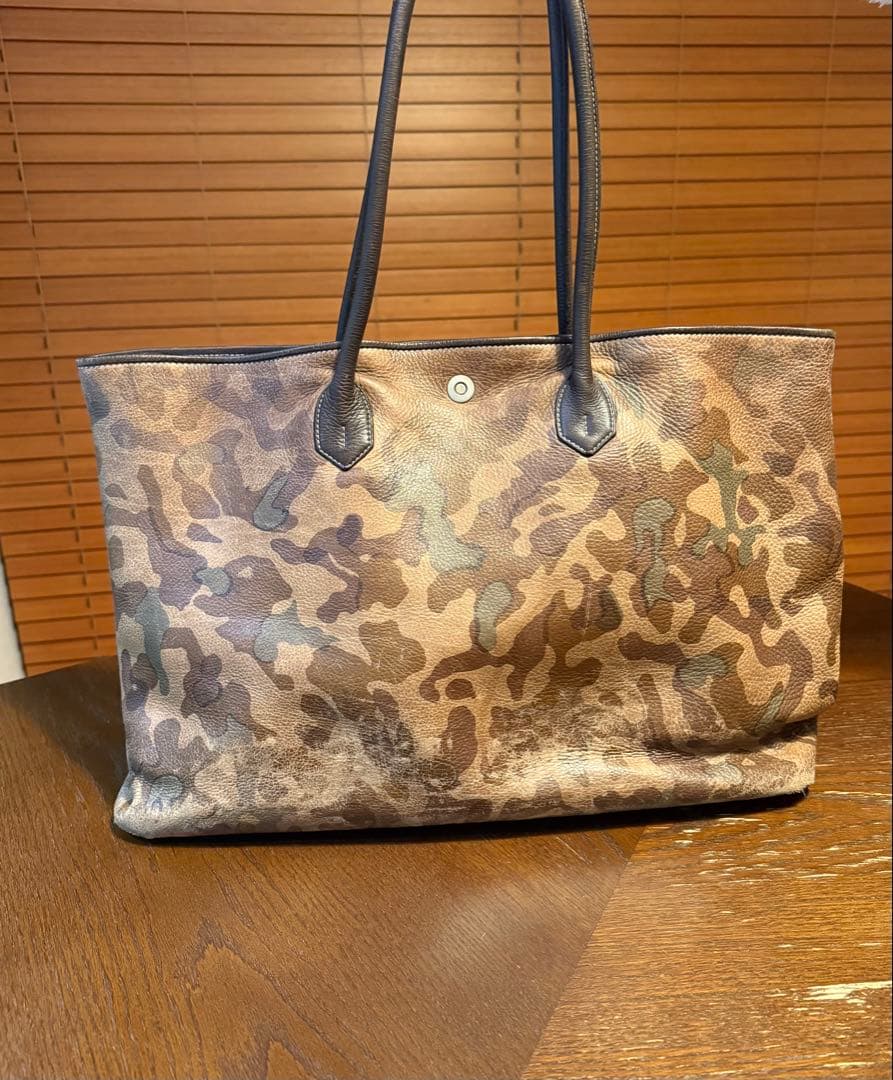 cisei シセイ トートバッグ 迷彩 レザー