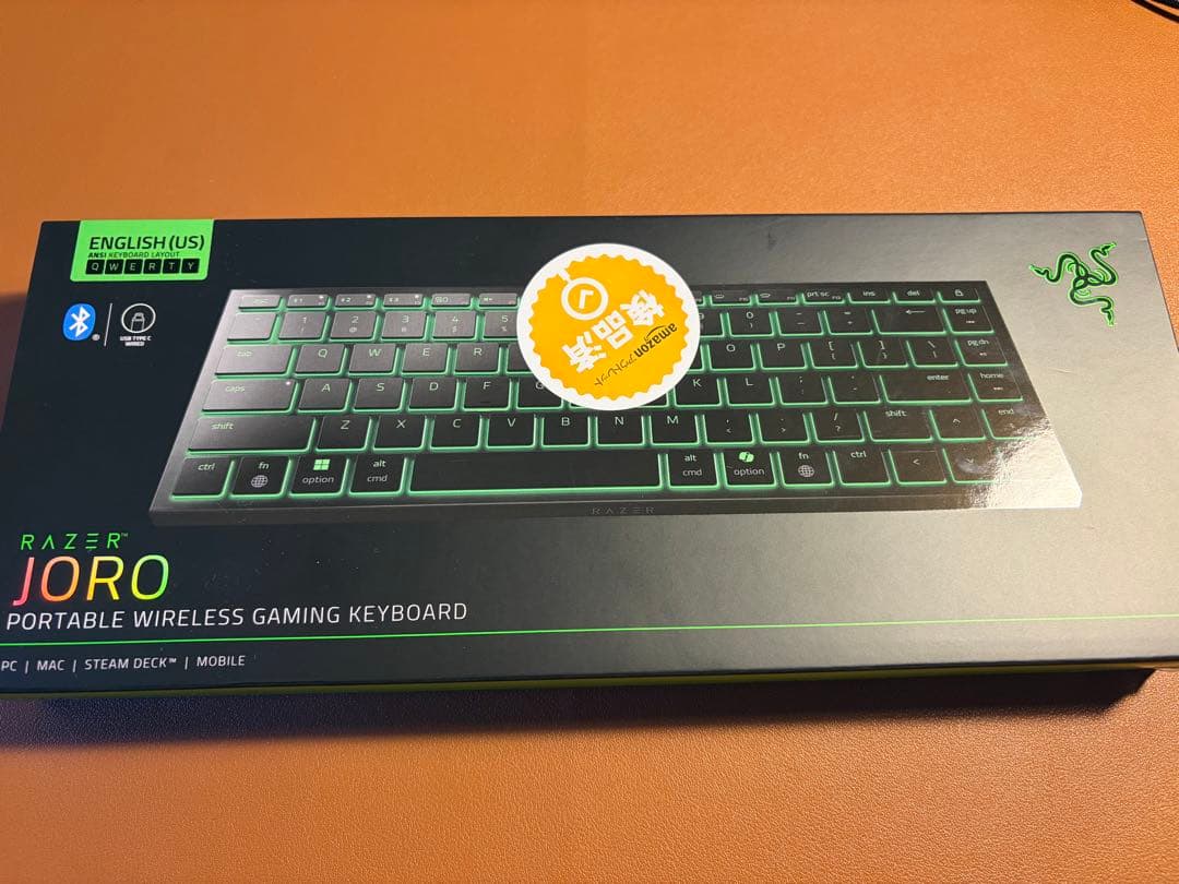 Razer Joro ポータブルワイヤレスゲーミングキーボード