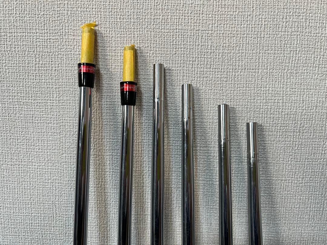 MIURA M-90 シャフト 6本セット 赤グリップ