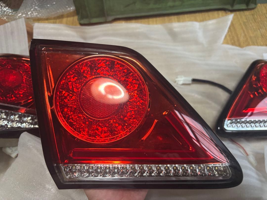 テールランプ　アスリート　4個セット　レッド/クリア912やっさん