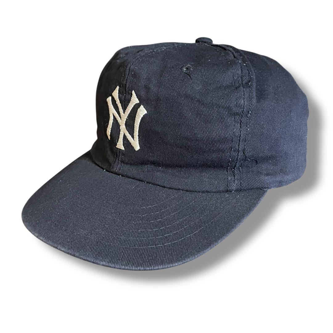 【超希少】 90s ヤンキース スナップバック キャップ つば裏緑 ヴィンテージ