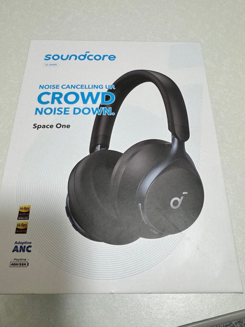 ANKER Soundcore Space One ワイヤレスヘッドホン