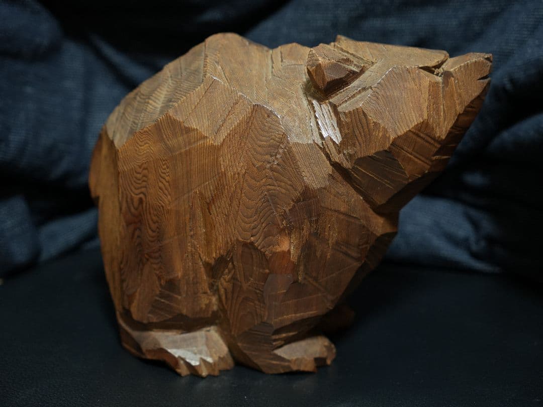 【マッドハニー】柴崎重行 木彫り熊