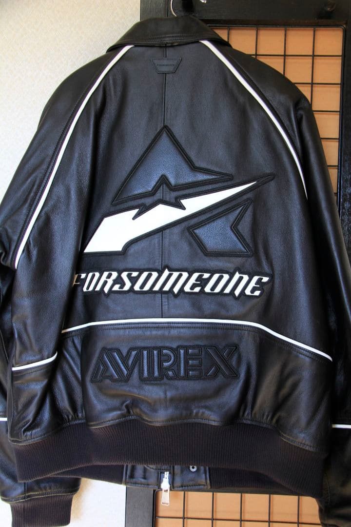AVIREX × FORSOMEONEレザージャケット