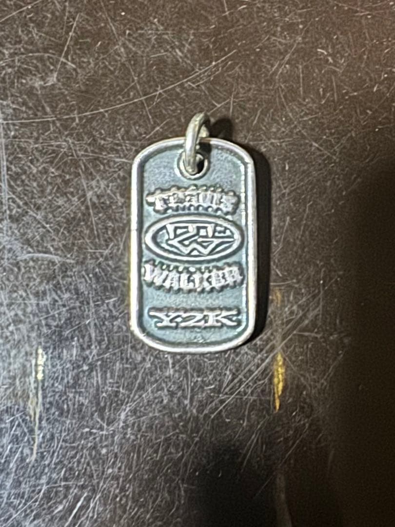 TRAVIS WALKER ダブルクロスドッグタグ　ハンマードTWロゴ　セット