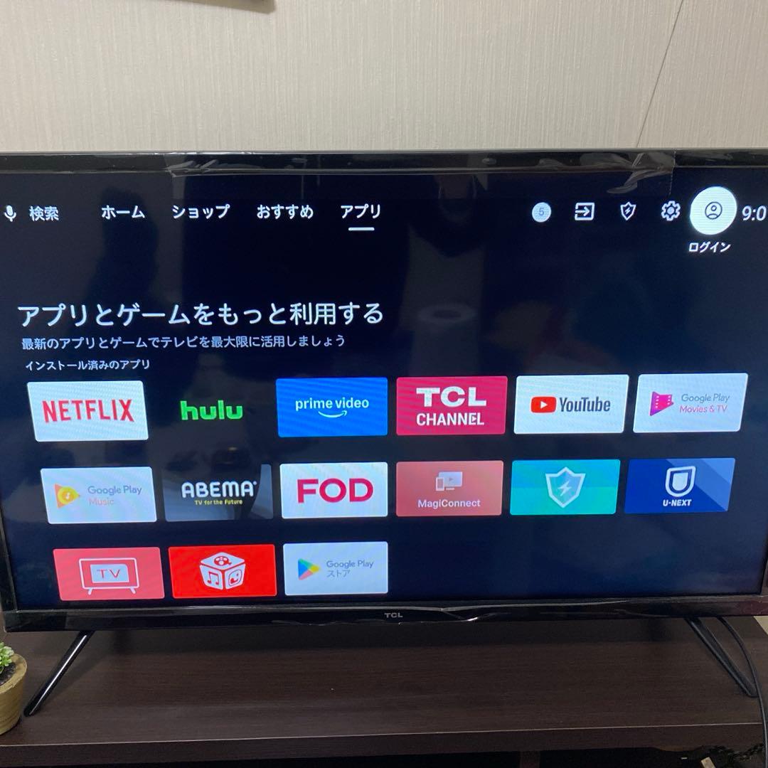 TCL スマートテレビ リモコン付き