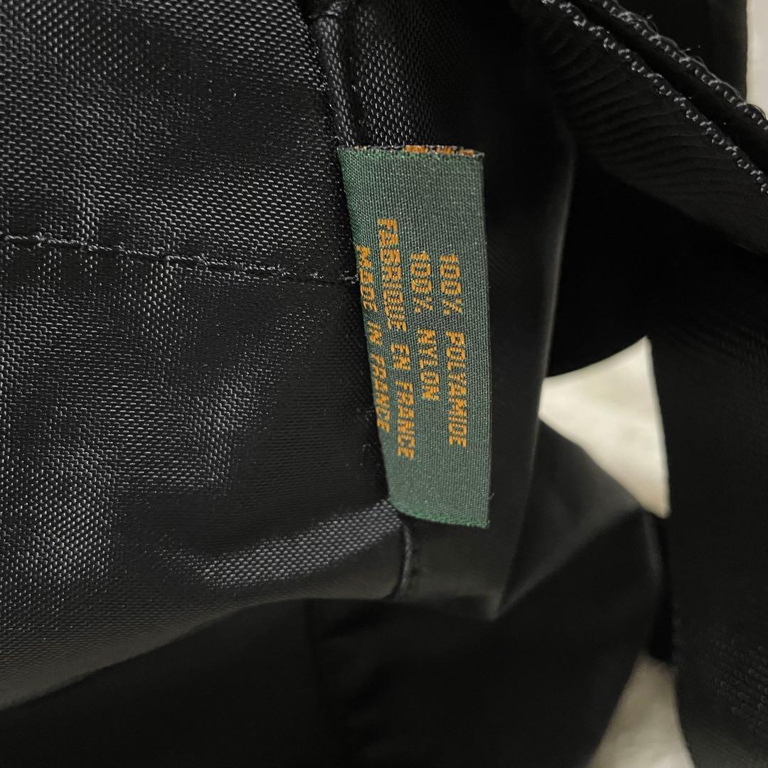 【美品】Herve Chapelier　ショルダーバッグ　黒　メッセンジャー