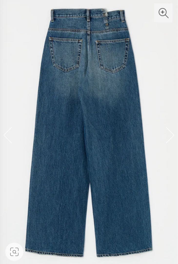 hao　moussy CROSS WAIST WIDE ストレートSサイズ