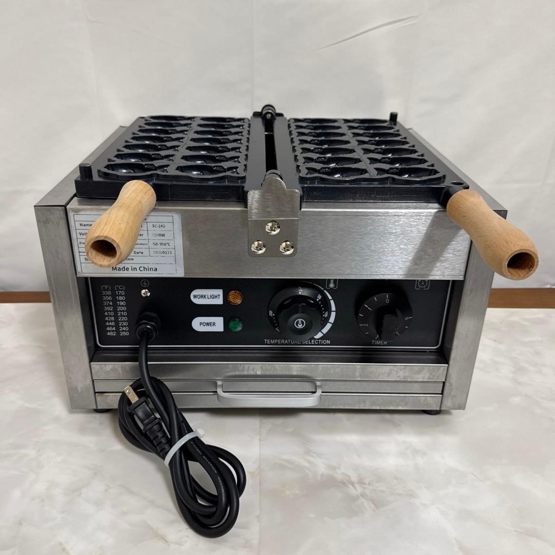 送料込 たい焼き機、業務用電気たい焼き機 14穴ミニたい焼き機