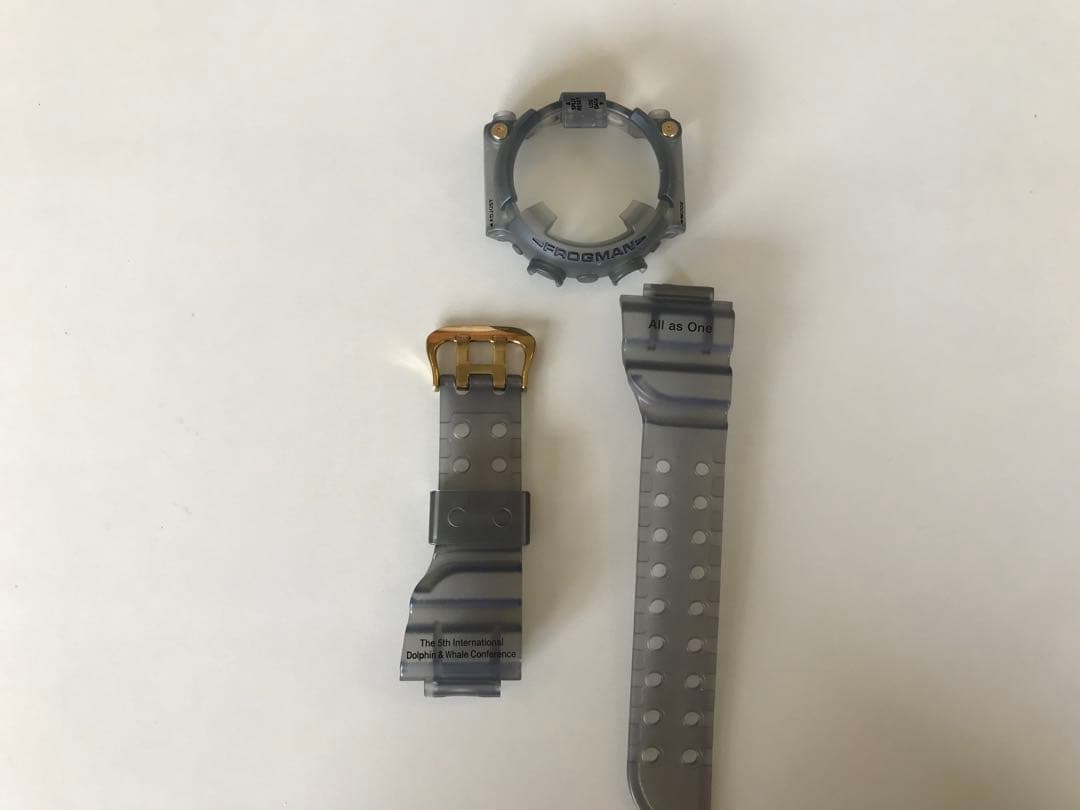 ま*も様 未使用！FROGMAN専用腕時計バンド&フレーム2本セット ！グレー＆