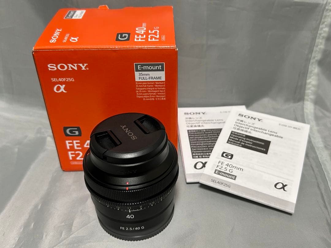 レンズ(単焦点) SONY FE 40mm F2.5 G SEL40F25G