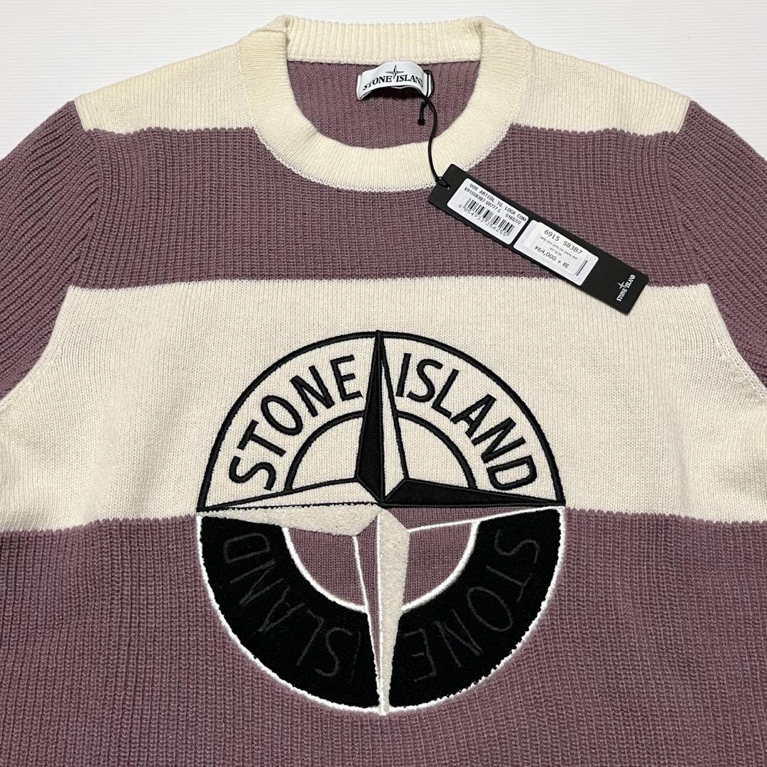 トップス STONE  BIG LOGO SWEATER