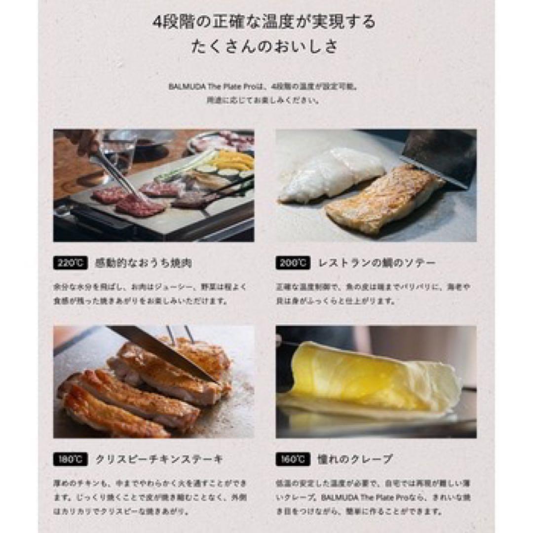 s2050 未使用 BALMUDA ホットプレート プロ 6.6mm