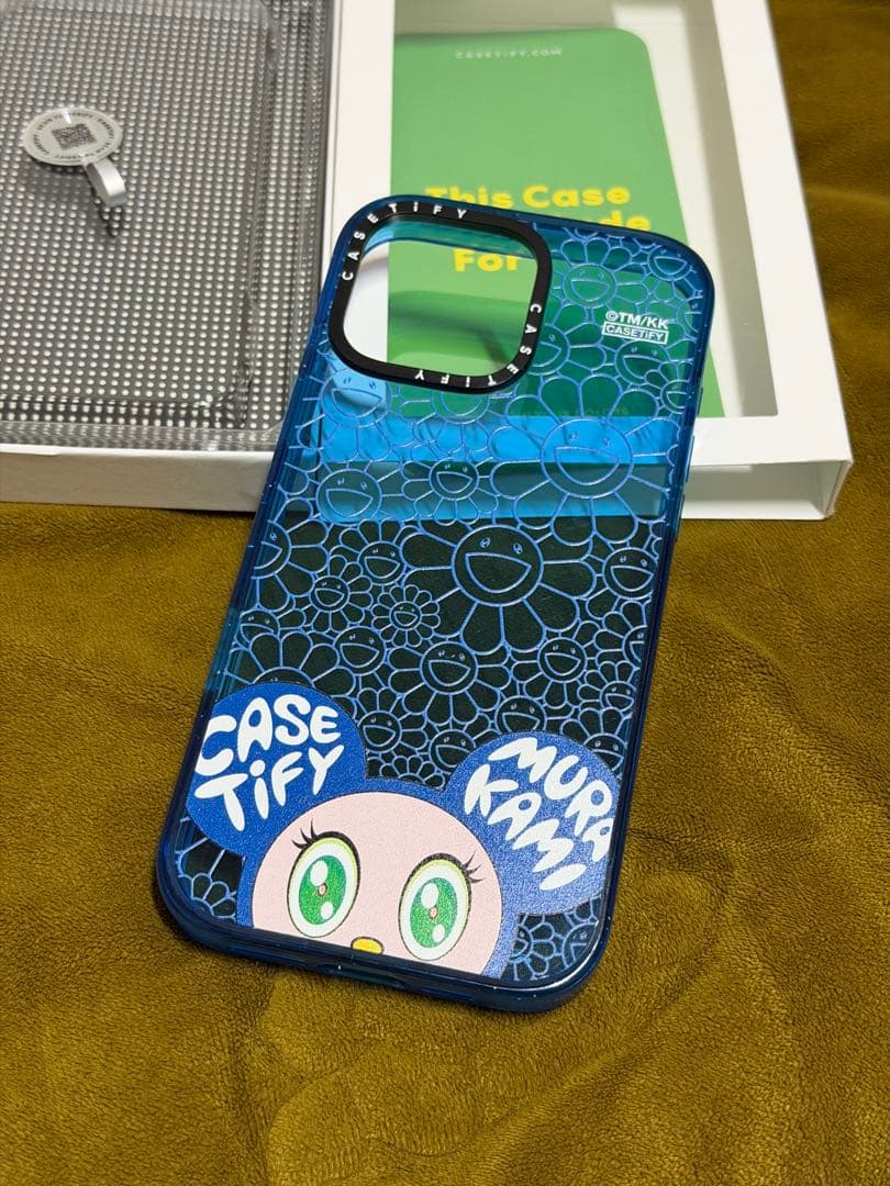 CASETiFY iPhone 16 Pro Max 村上隆 限定ケース　ブルー
