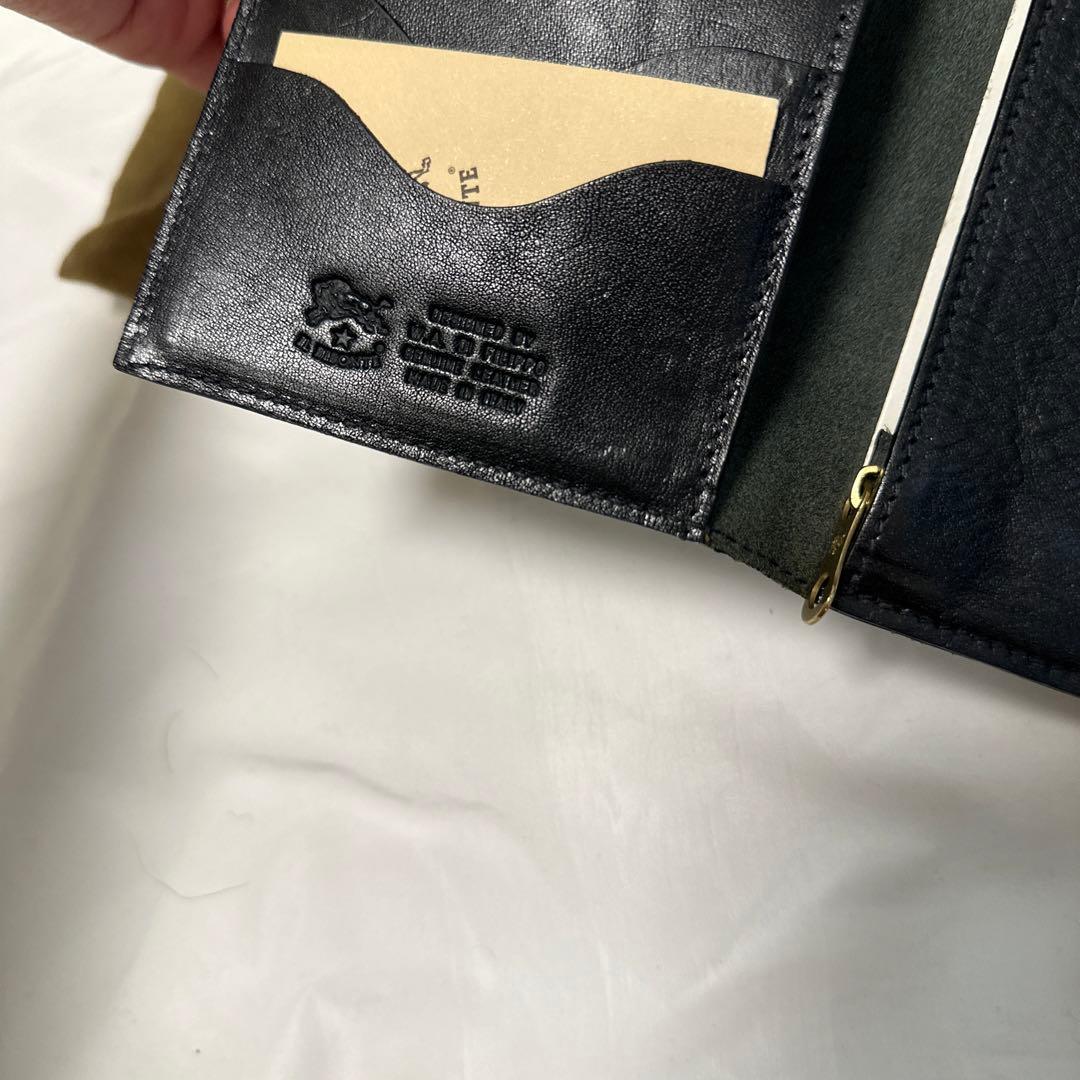 IL BISONTE(イルビゾンテ) ロングウォレット　イタリア製　BK