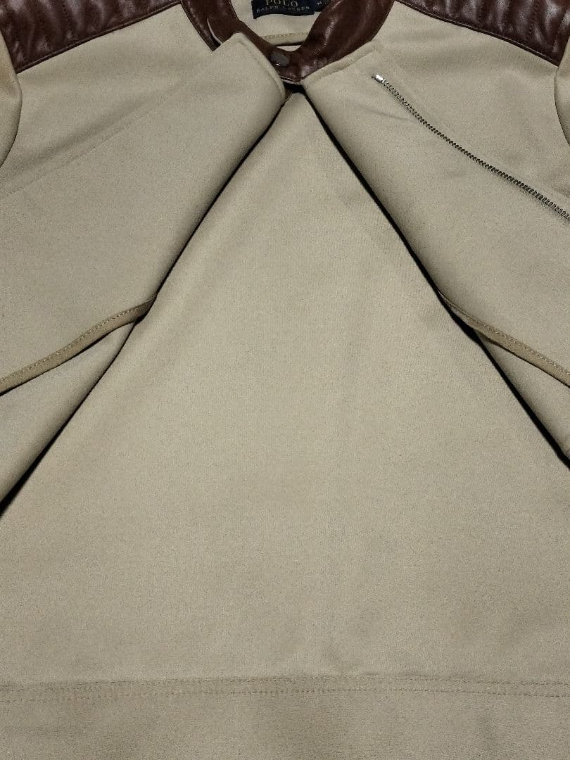 【1点物·希少】ポロラルフローレン バイカージャケット ライダース ラムレザー