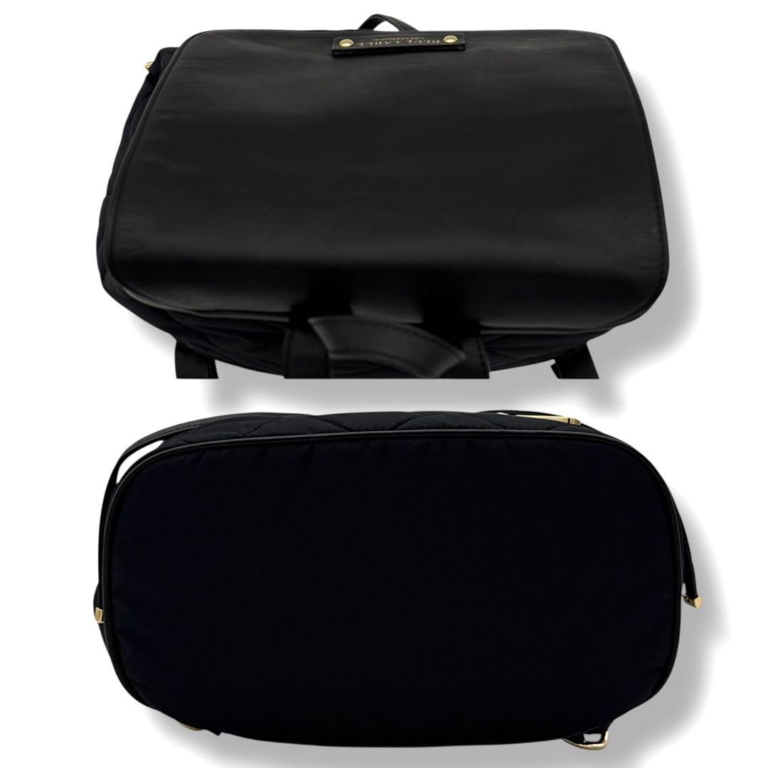 未使用級 ブルーレーベル クレストブリッジ リュック レザー × ナイロン