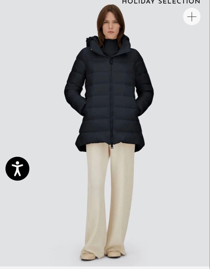 ジャケット・アウター Herno Nylon Chamonix A-Shape Coat