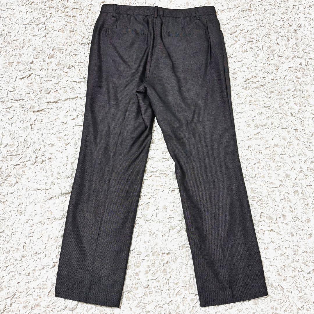 美品 ニューヨーカー パンツスーツ セットアップ シルク混 グレー 15 2XL