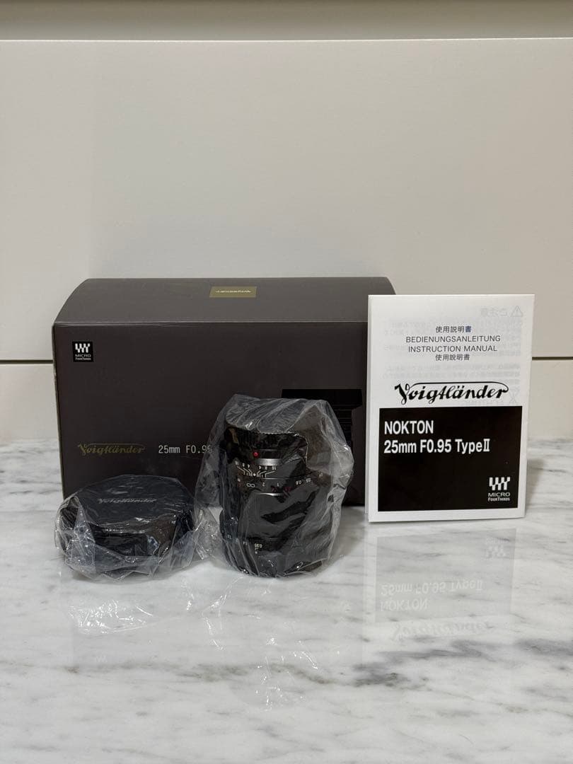 フォクトレンダー NOKTON 25mm F0.95 II 美品 BMPCC