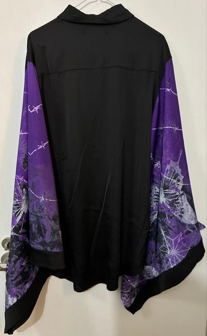 PSYCHO NATION サイコネーション 振袖チェーンシャツ 紫 着物袖