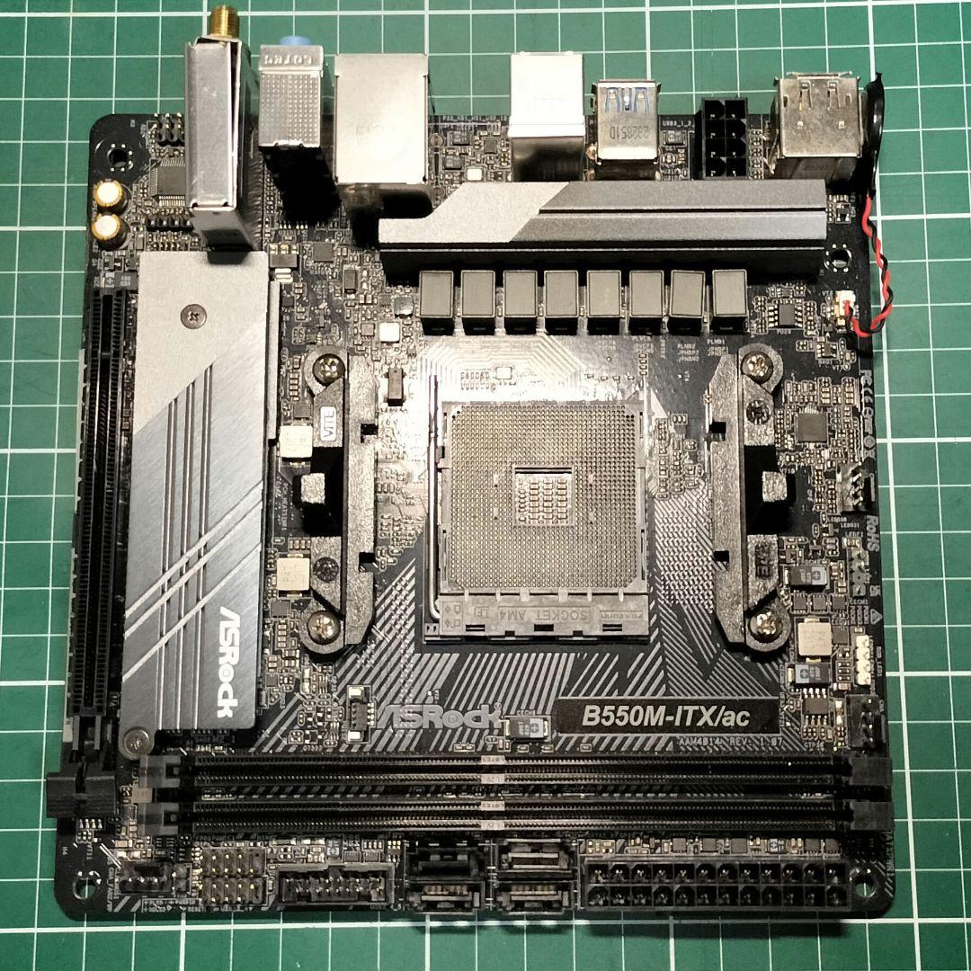 ASRock B550M-ITX/ac Windows11対応 Wi-Fi対応