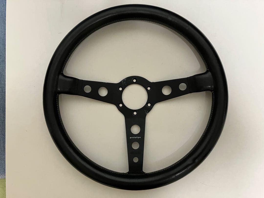 絶版 希少 初期物MOMO プロトティーポ ステアリング 37Φ 旧車