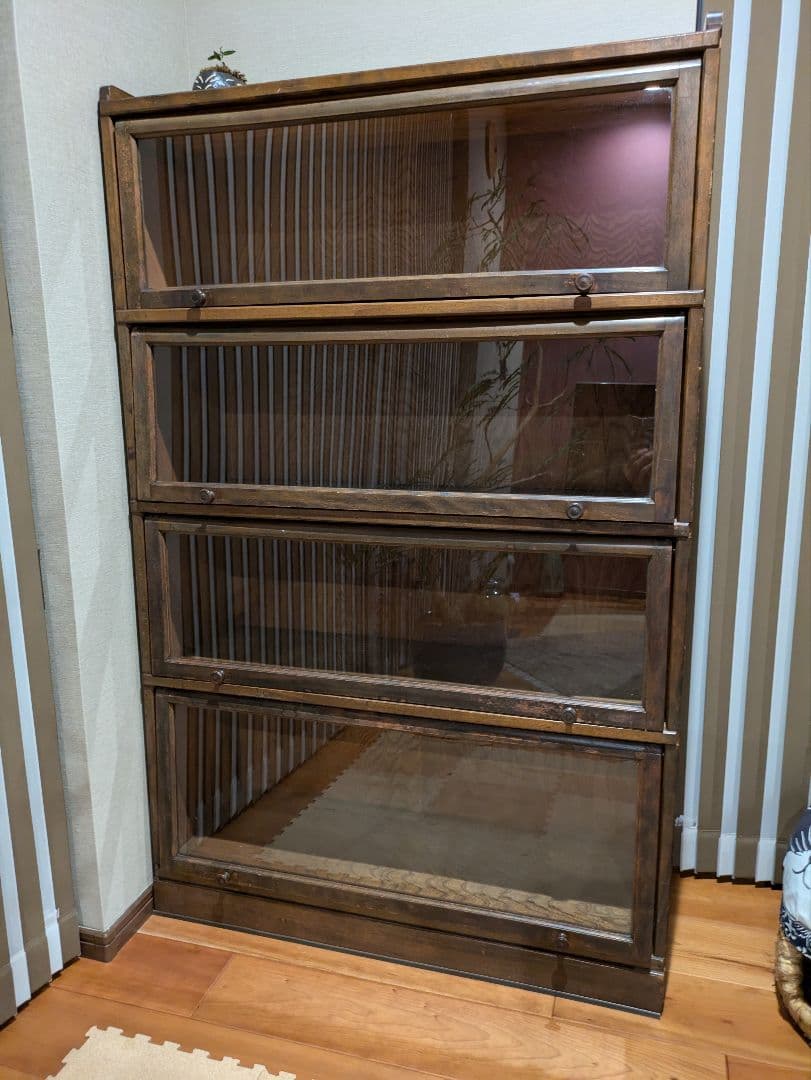 アンティーク　スタッキングブックケース