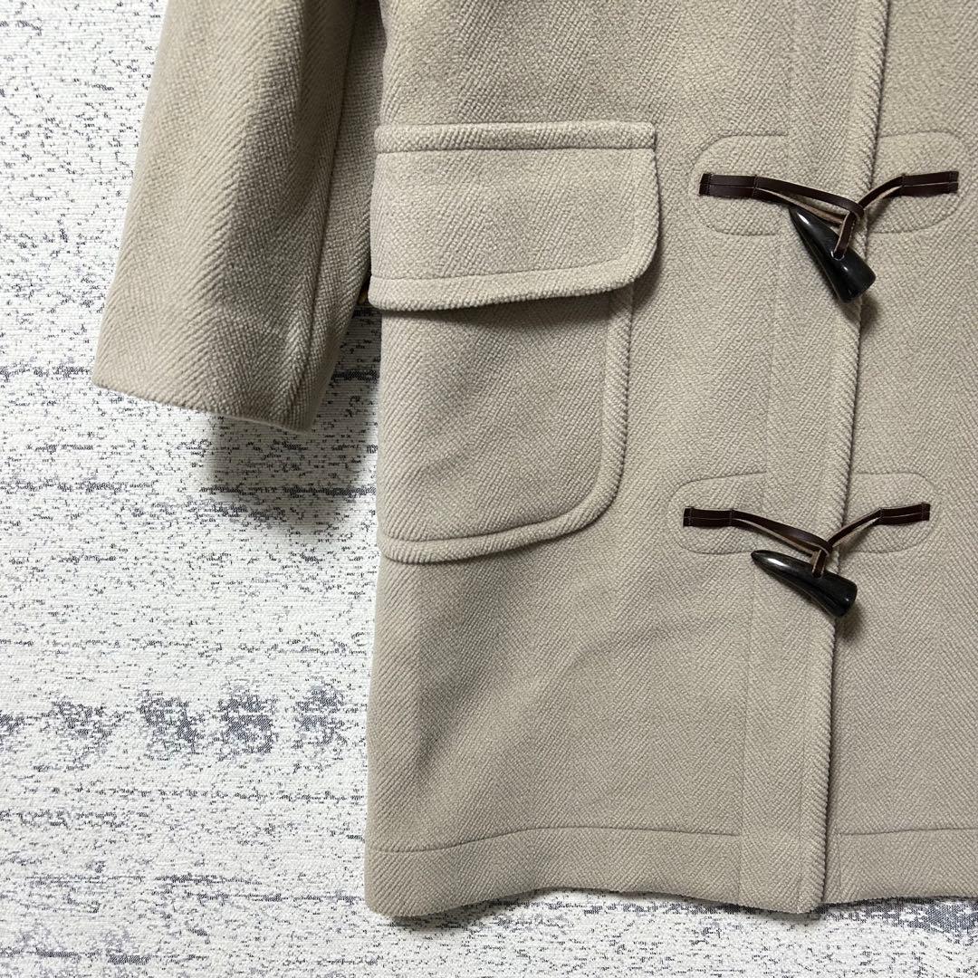 オールドイングランド　ヘリンボーンダッフルコート　くすみグリーン　レディース