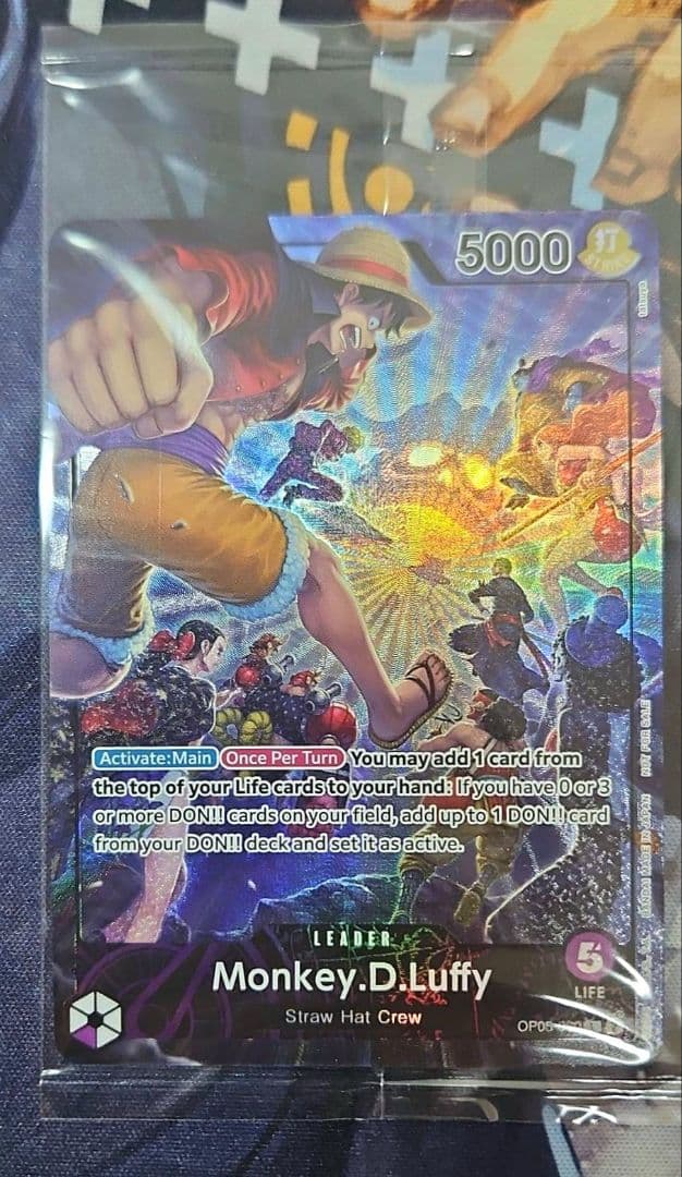 ワンピースカード　PSAマガジン　ルフィ　プロモ 未開封　英語