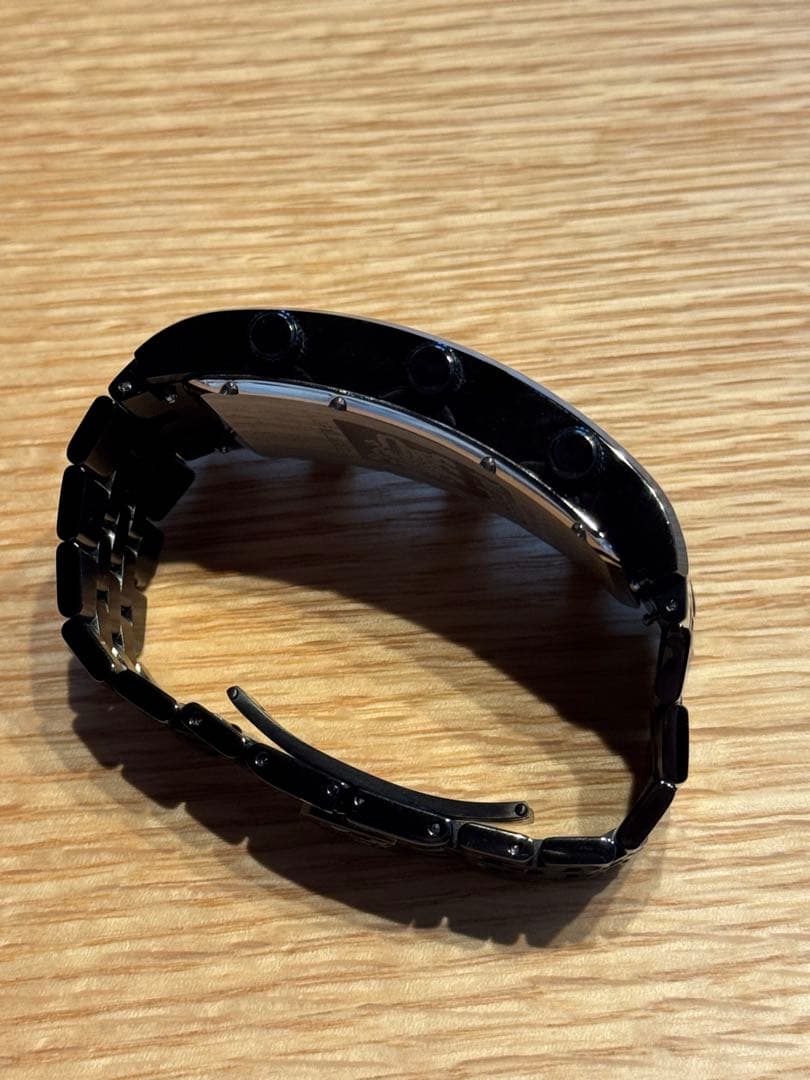 IceLink AVALANCHE腕時計 黒　4タイムゾーン　 おまけのベルト付