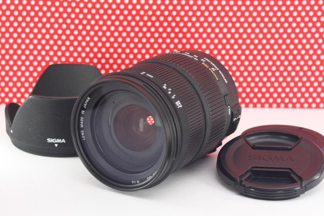 手振れ補正付き便利ズーム♪近くから遠くまでこれ一本！Canon用18-200mm