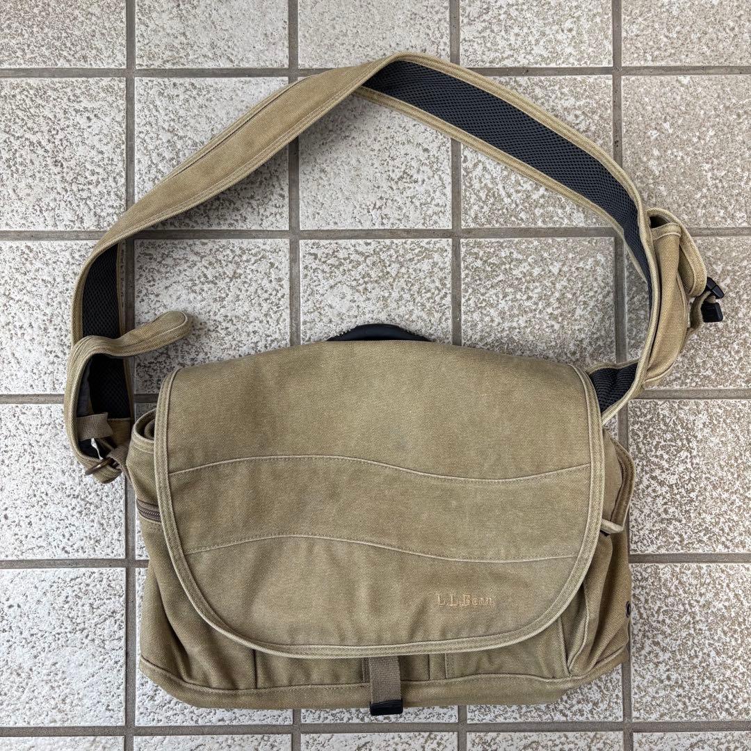エルエルビーン メッセンジャーバッグ カーキ アメカジ 平成y2k ミリタリー