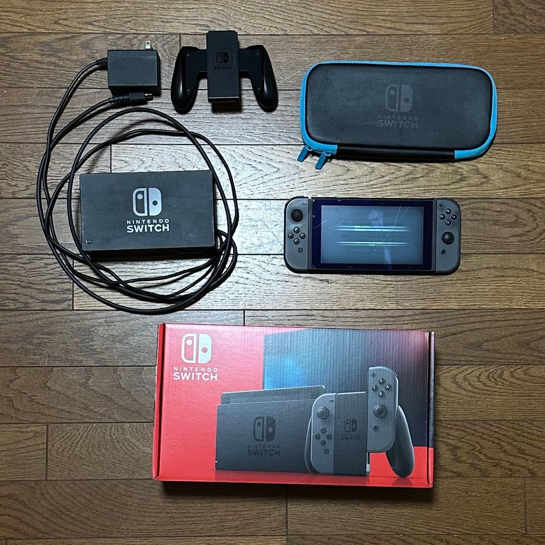 Nintendo Switch 本体 純正ケース 【液晶ジャンク品】