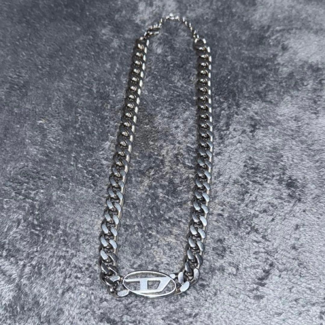 最終値下げ！disel シルバーチェーンネックレス