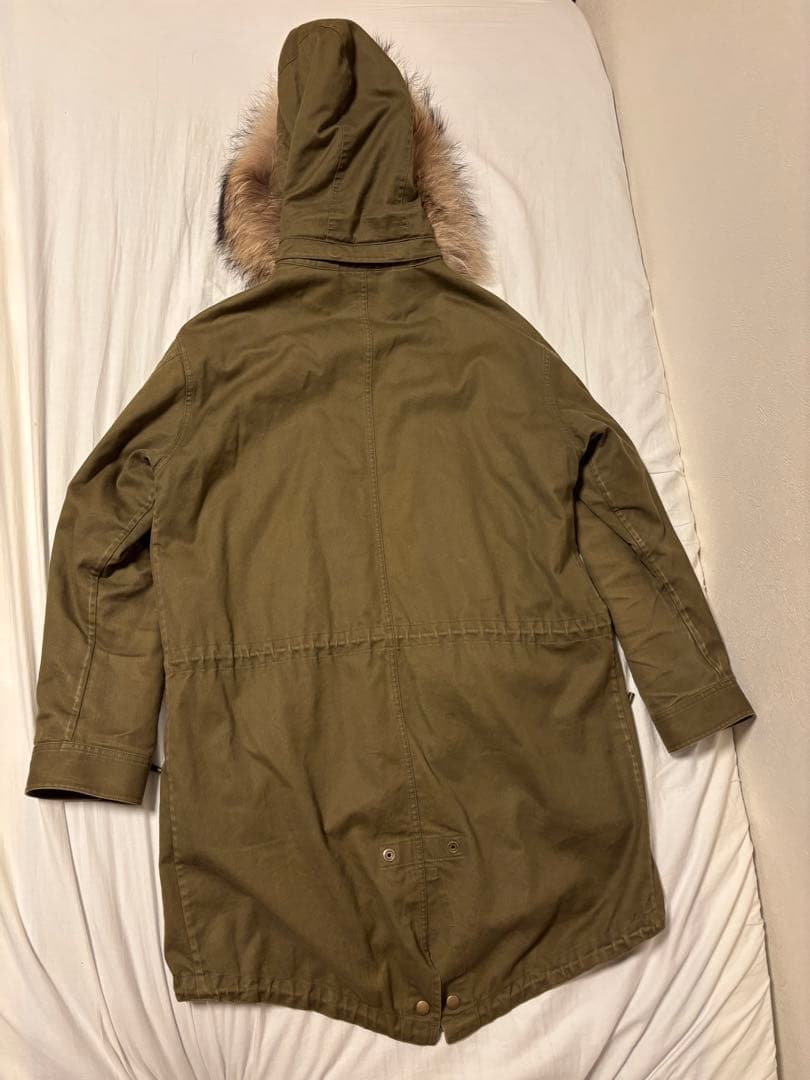 SAINT LAURENTラクーンファーモッズコート　サンローラン　パリ